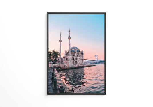 Orientalische Moschee Dämmerung