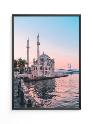 Orientalische Moschee Dämmerung