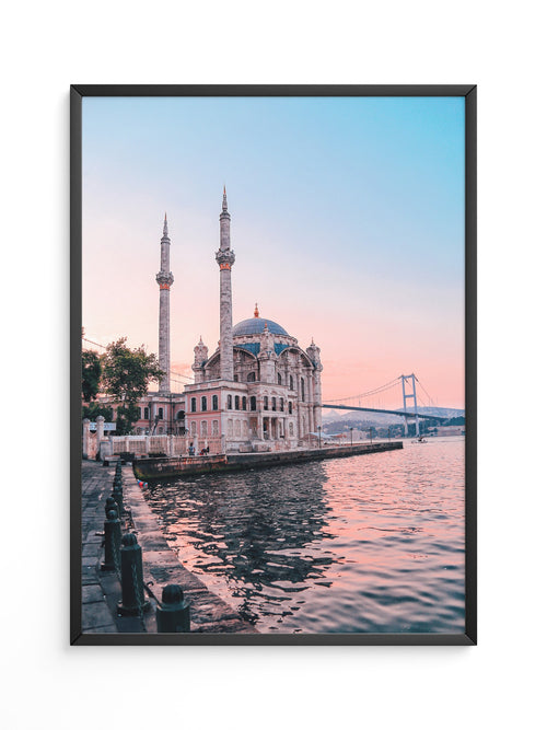 Orientalische Moschee Dämmerung