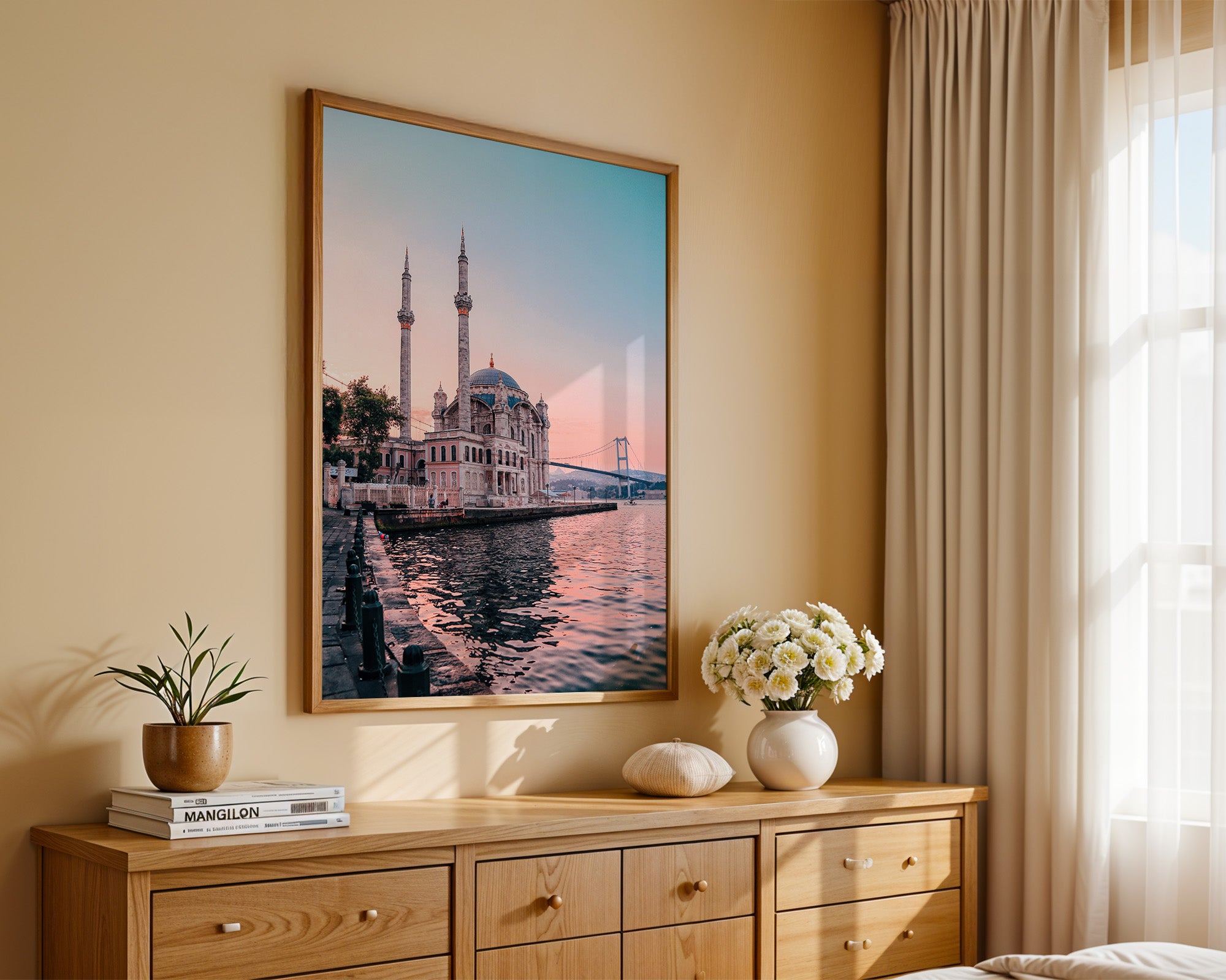 Orientalische Moschee Dämmerung