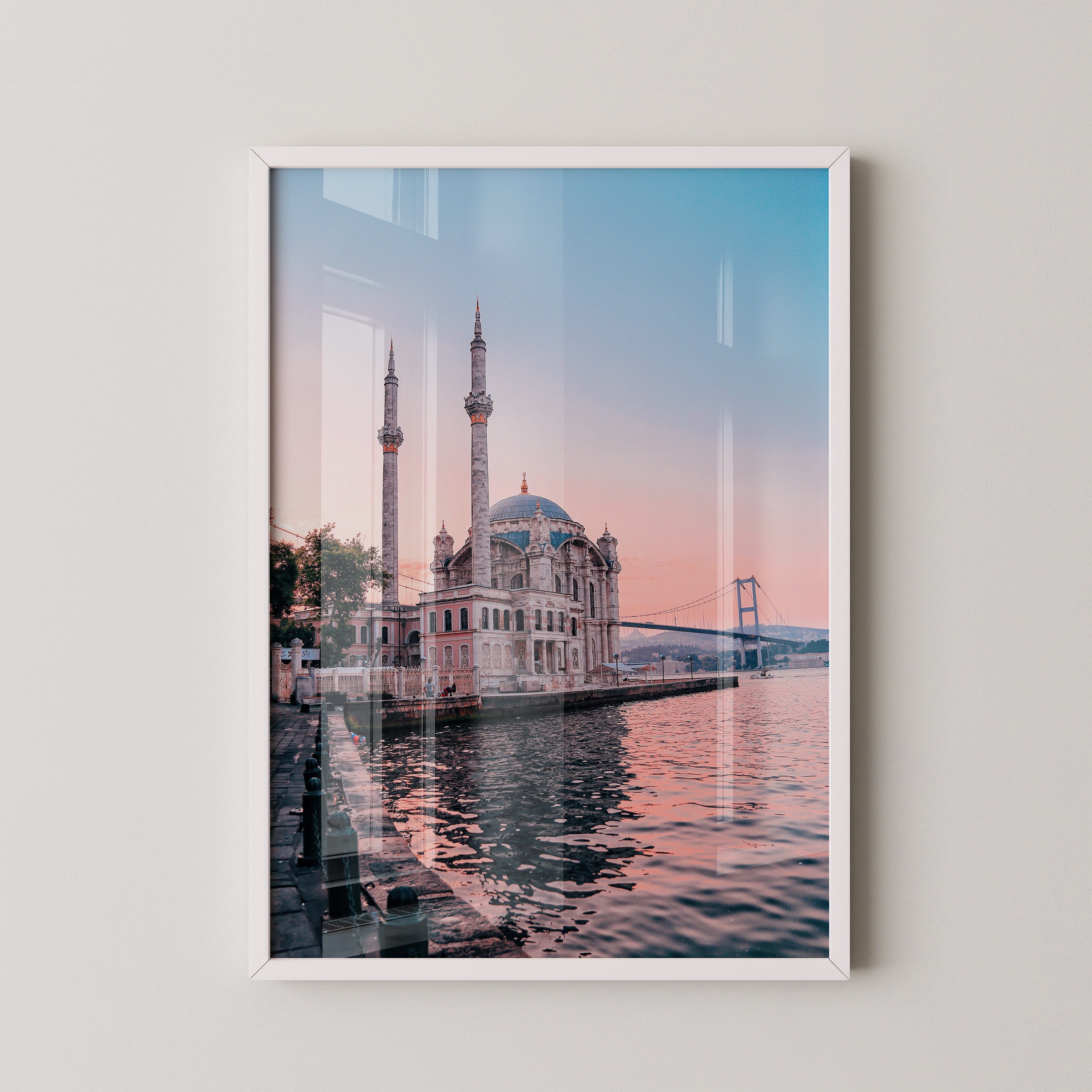 Orientalische Moschee Dämmerung