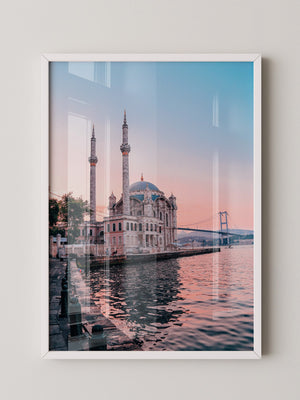 Orientalische Moschee Dämmerung