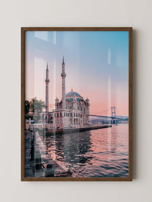 Orientalische Moschee Dämmerung