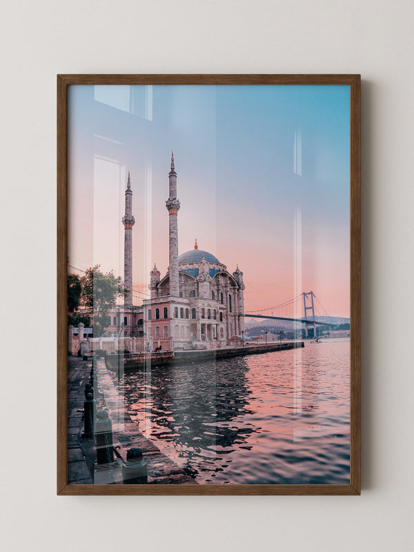 Orientalische Moschee Dämmerung