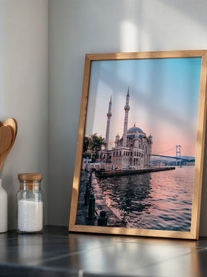 Orientalische Moschee Dämmerung