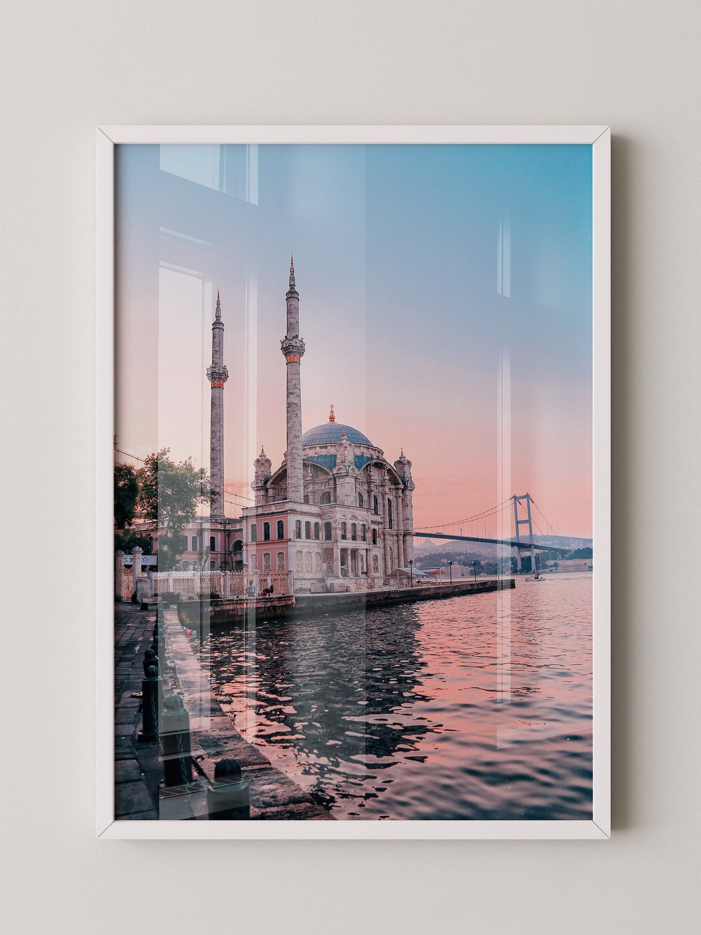 Orientalische Moschee Dämmerung