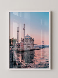 Orientalische Moschee Dämmerung