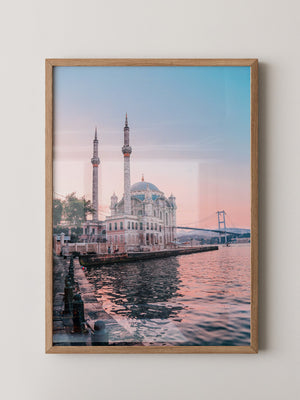 Orientalische Moschee Dämmerung