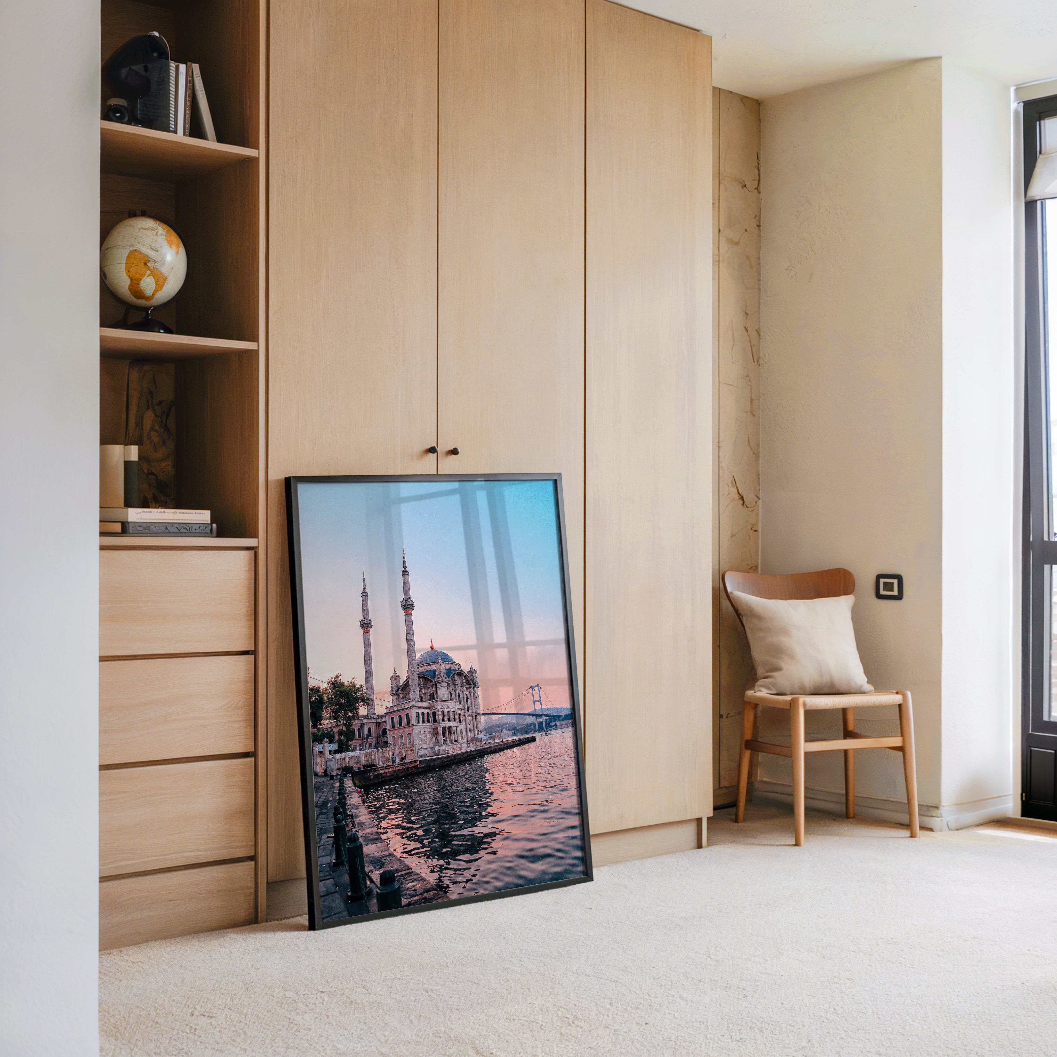 Orientalische Moschee Dämmerung