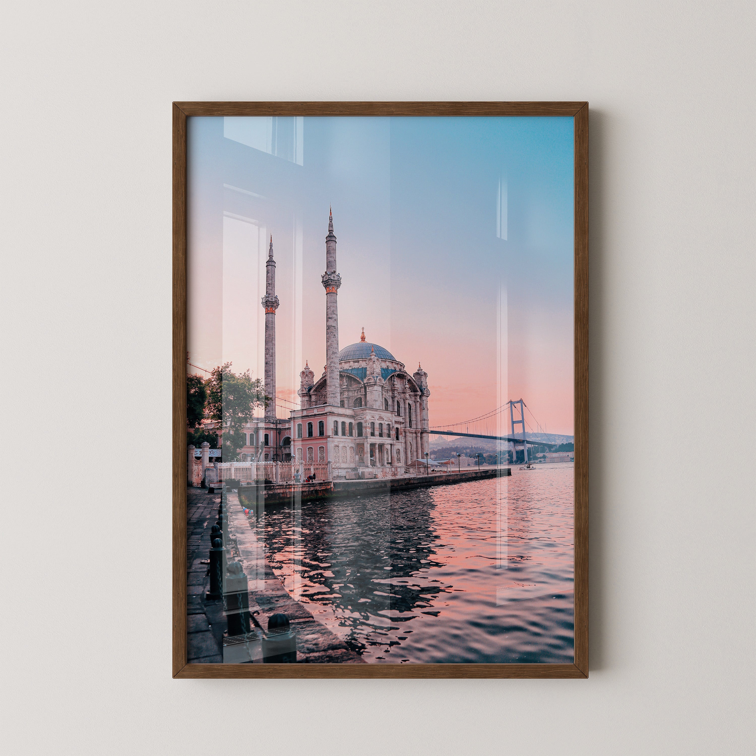 Orientalische Moschee Dämmerung