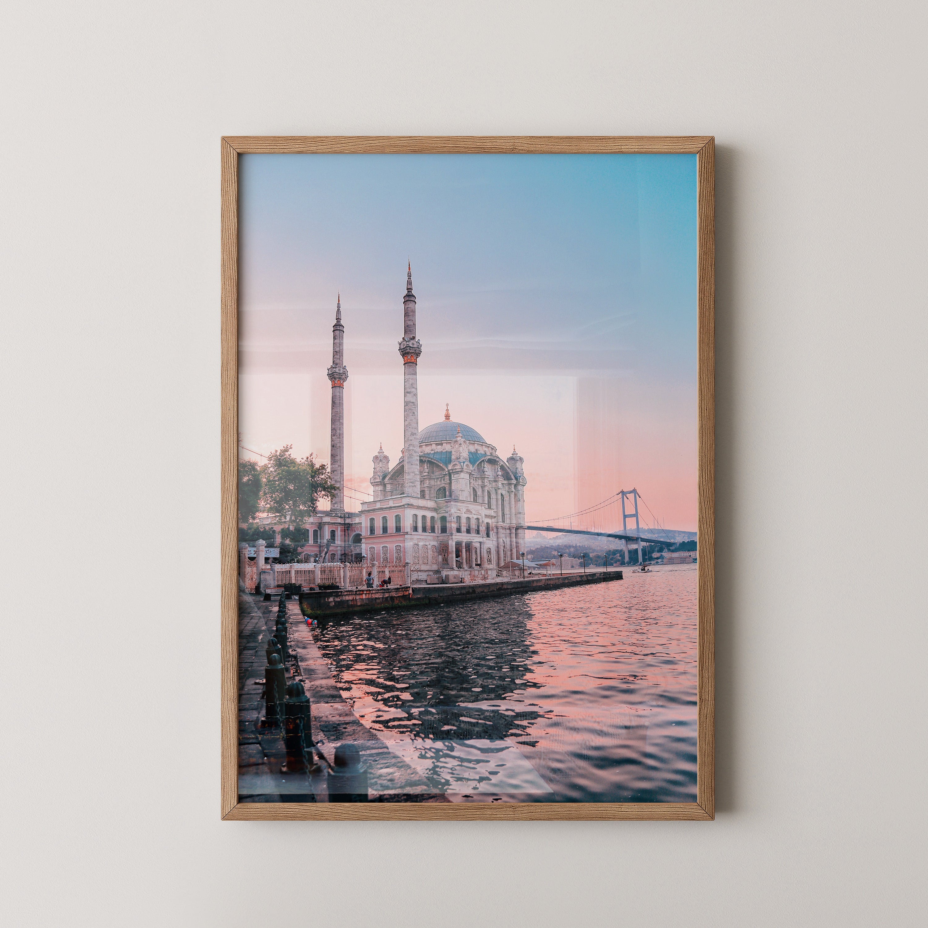 Orientalische Moschee Dämmerung