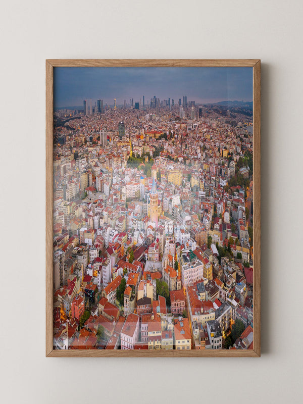 Galataturm Istanbul Luftaufnahme