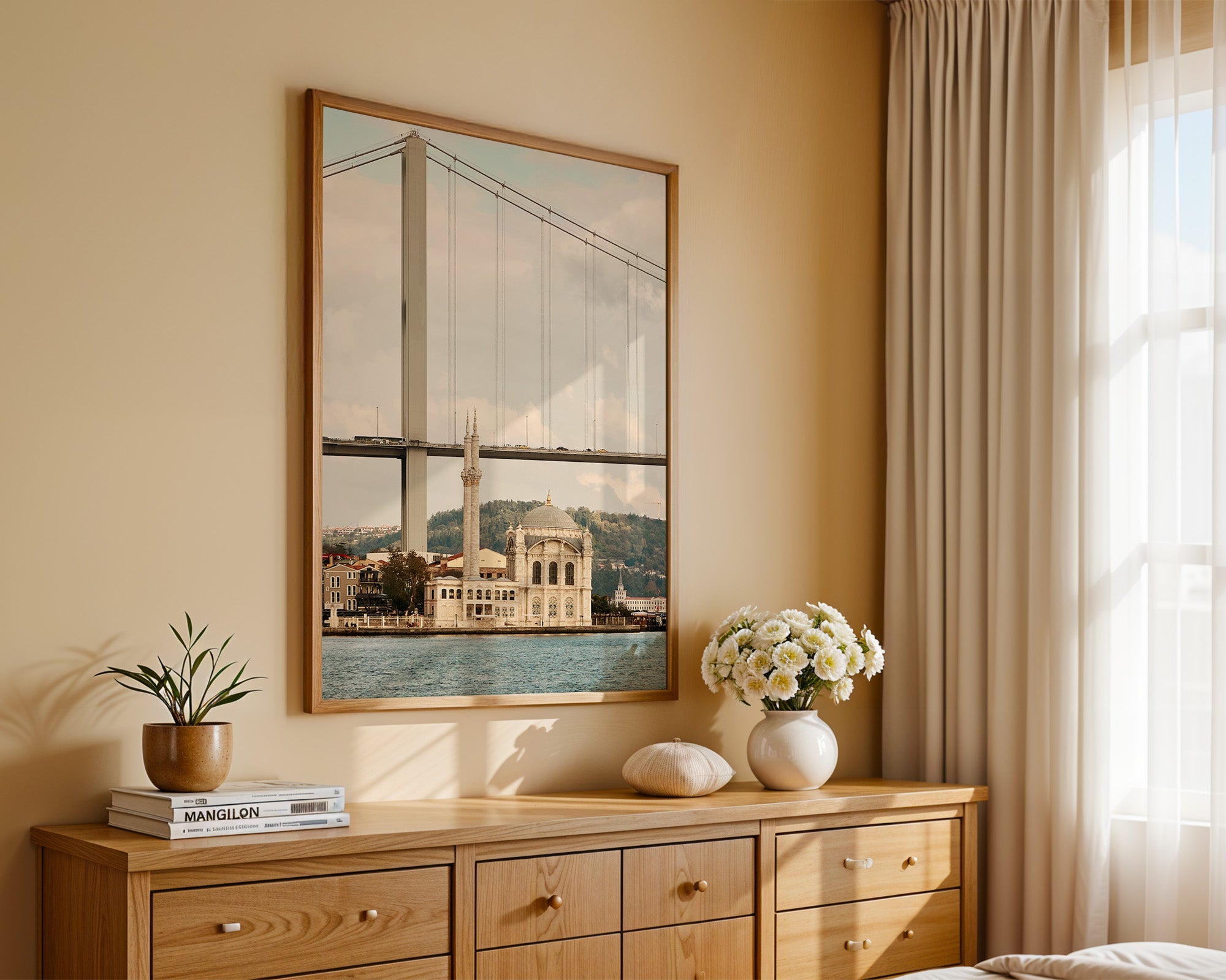 Moschee Meer Brücke Harmonie