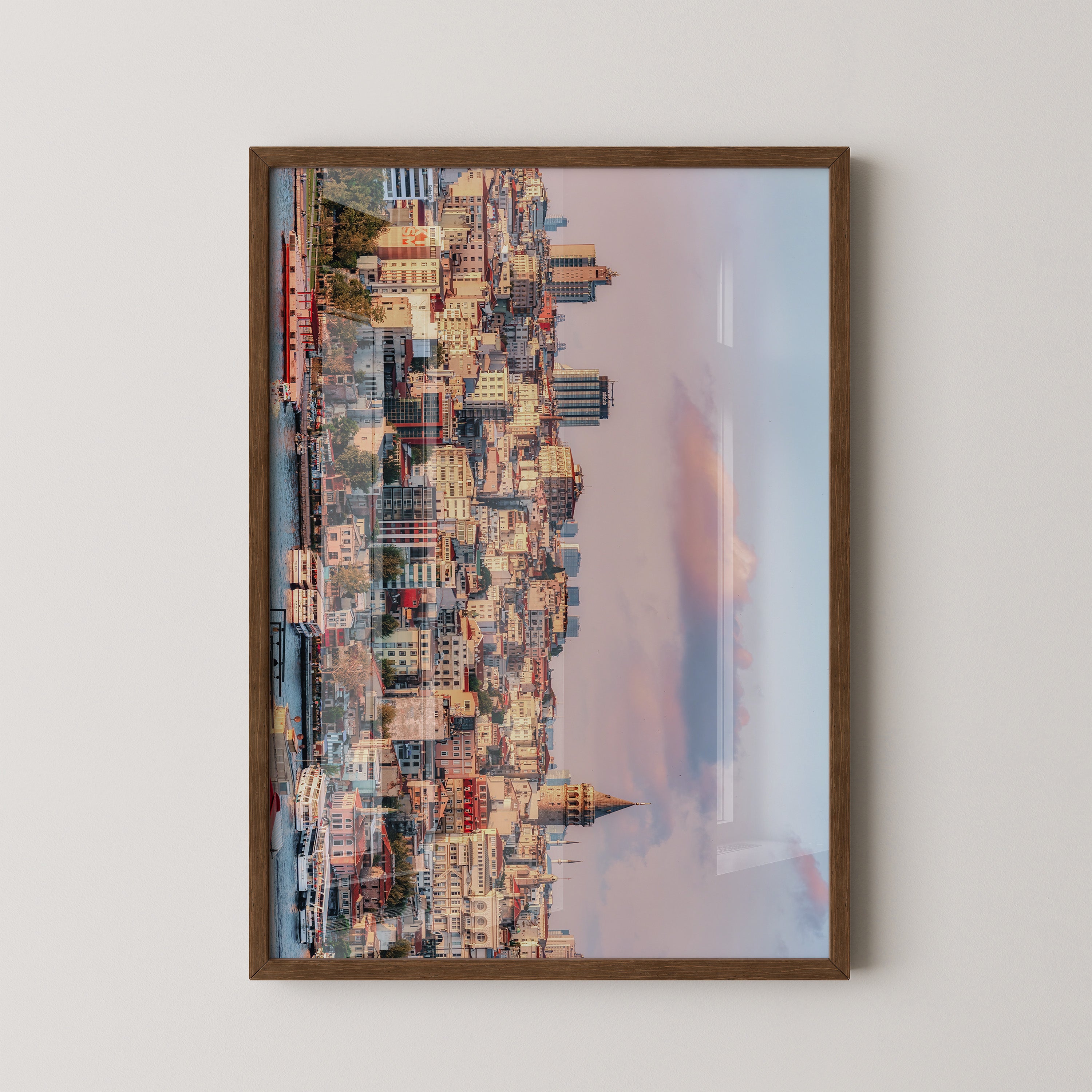 Blick auf Istanbul Galataturm