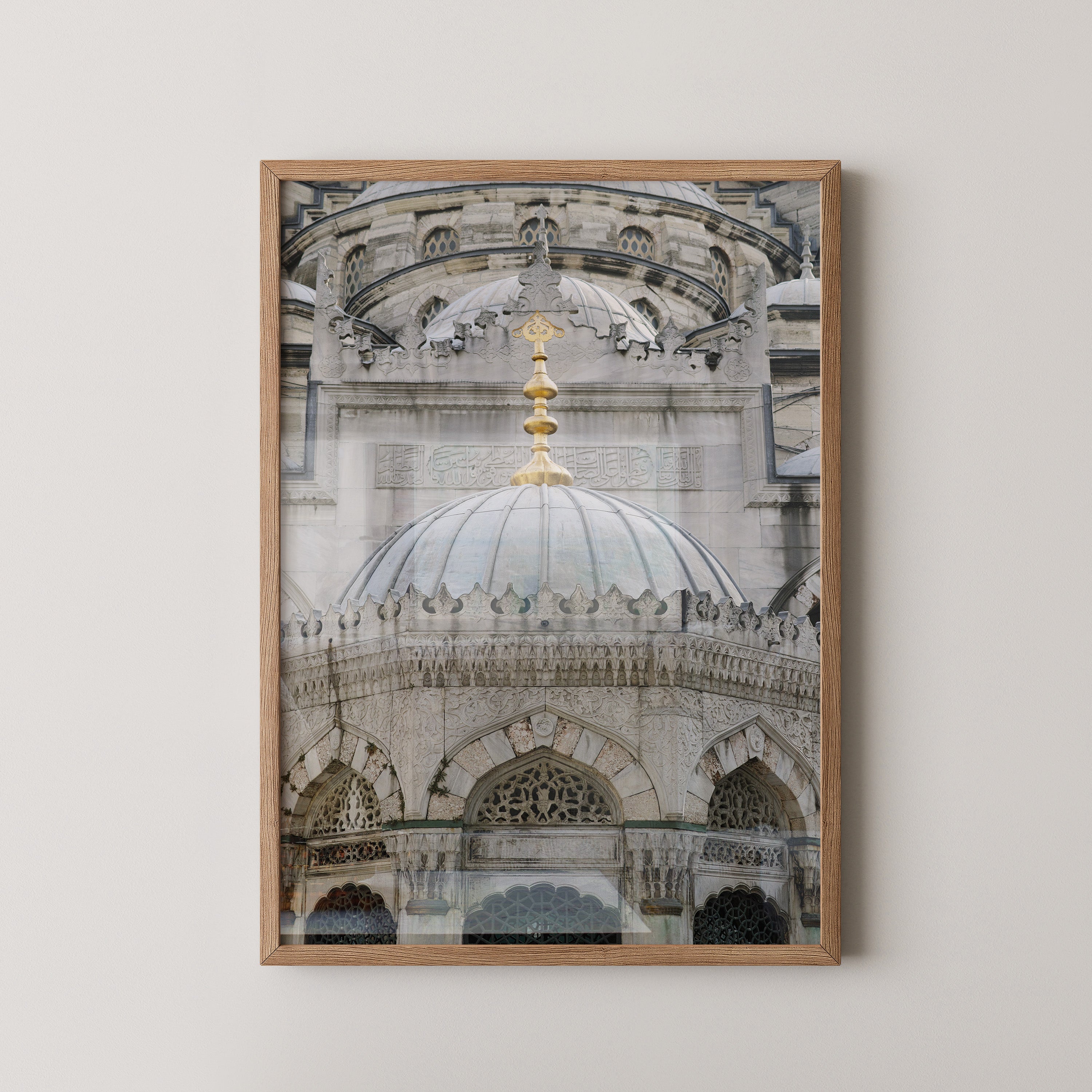 Moschee Kuppeln Graustufen