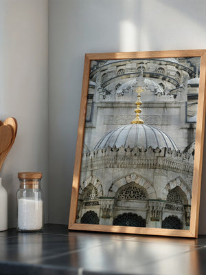 Moschee Kuppeln Graustufen