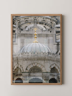 Moschee Kuppeln Graustufen