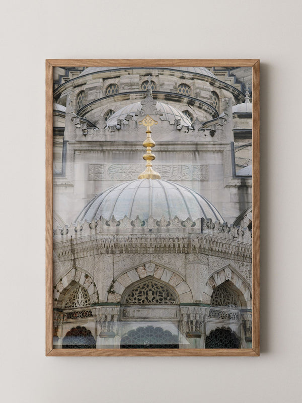 Moschee Kuppeln Graustufen