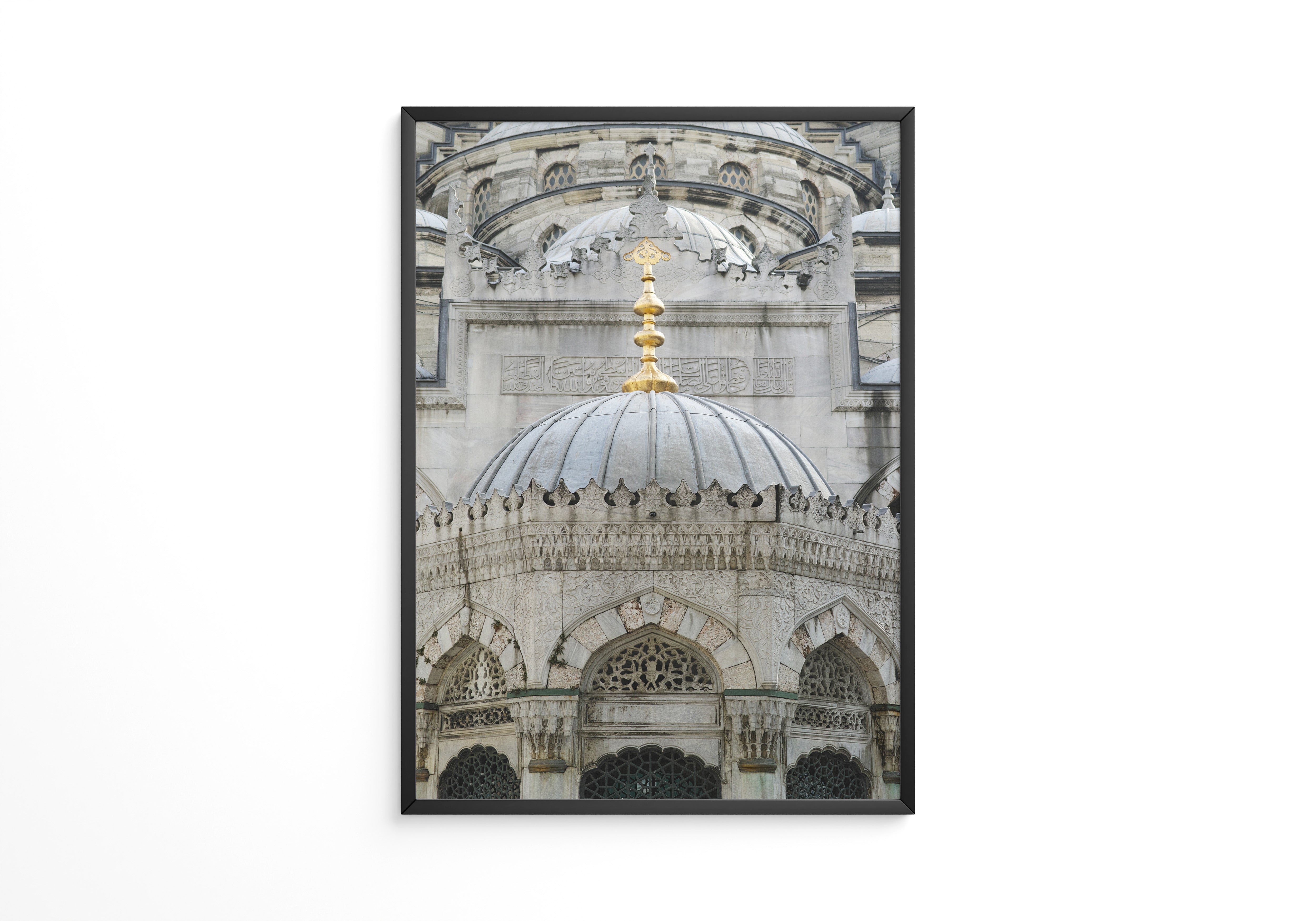 Moschee Kuppeln Graustufen