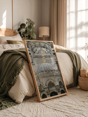 Moschee Kuppeln Graustufen