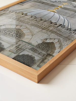 Moschee Kuppeln Graustufen