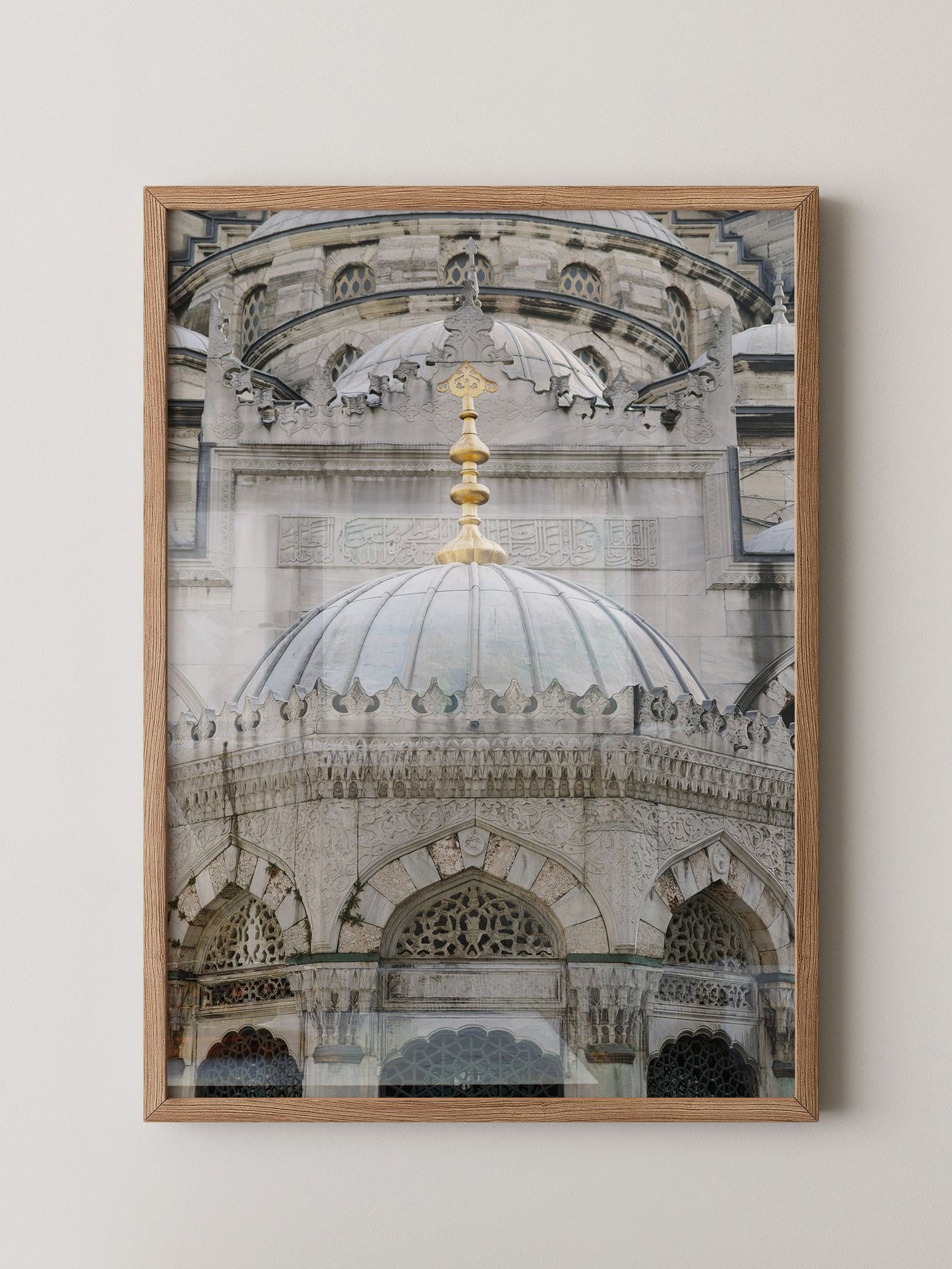 Moschee Kuppeln Graustufen