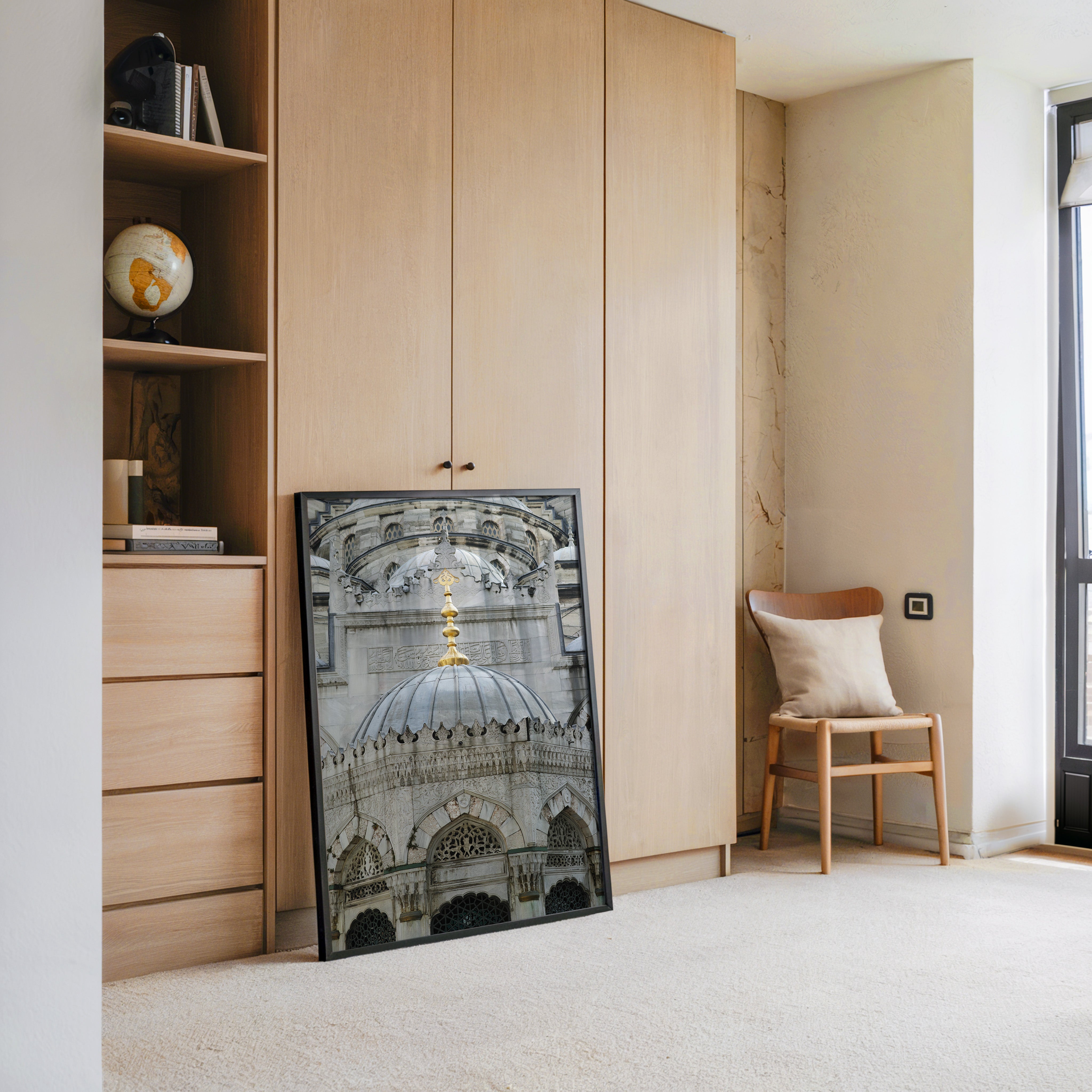 Moschee Kuppeln Graustufen