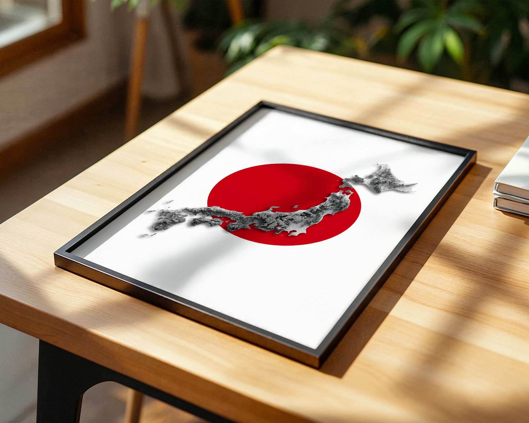 Japan Inseln Rot Kreis