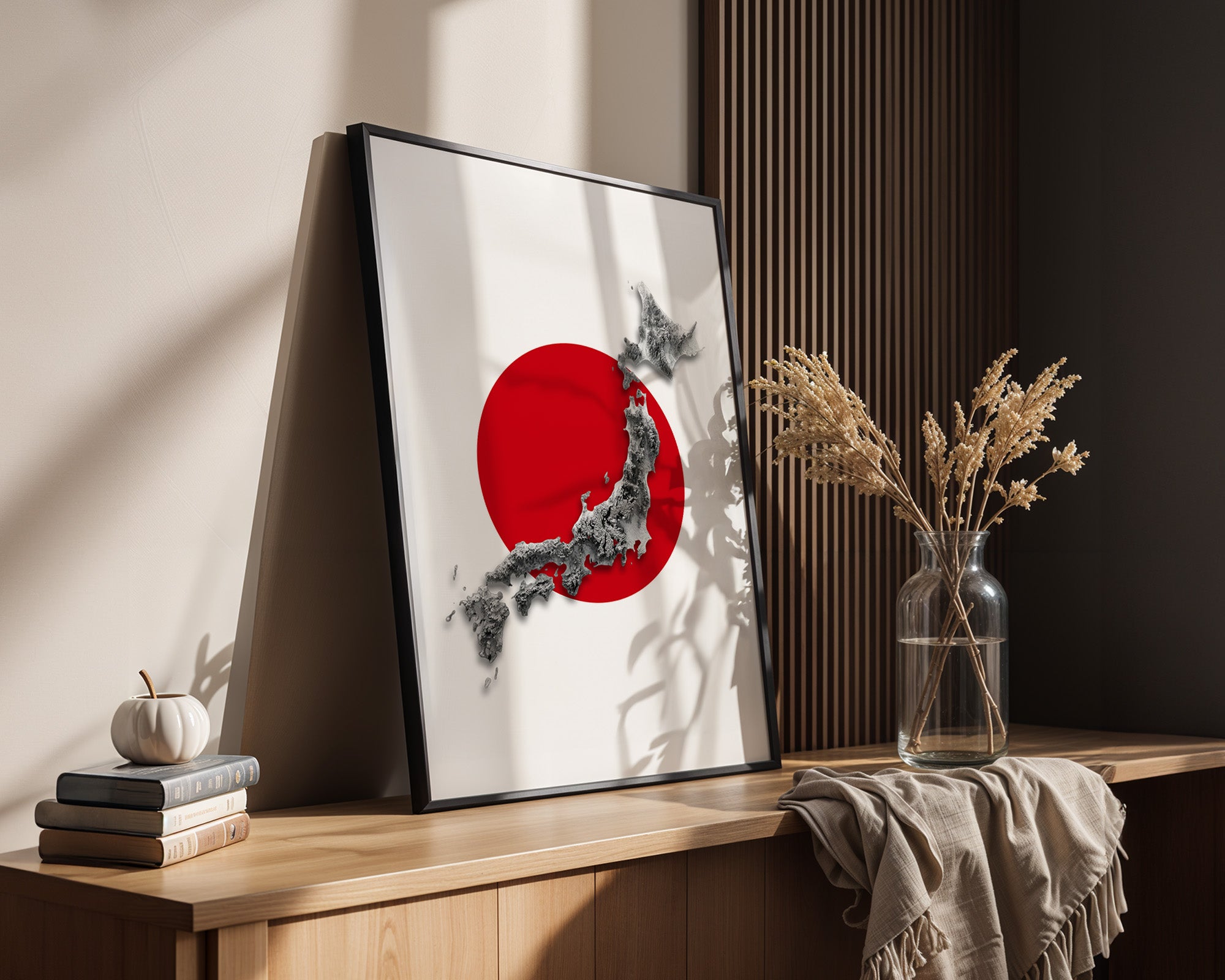 Japan Inseln Rot Kreis