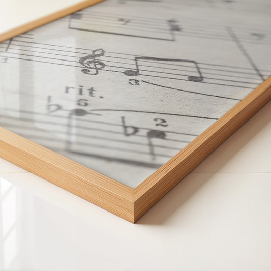 Notenblatt Nahaufnahme Vintage