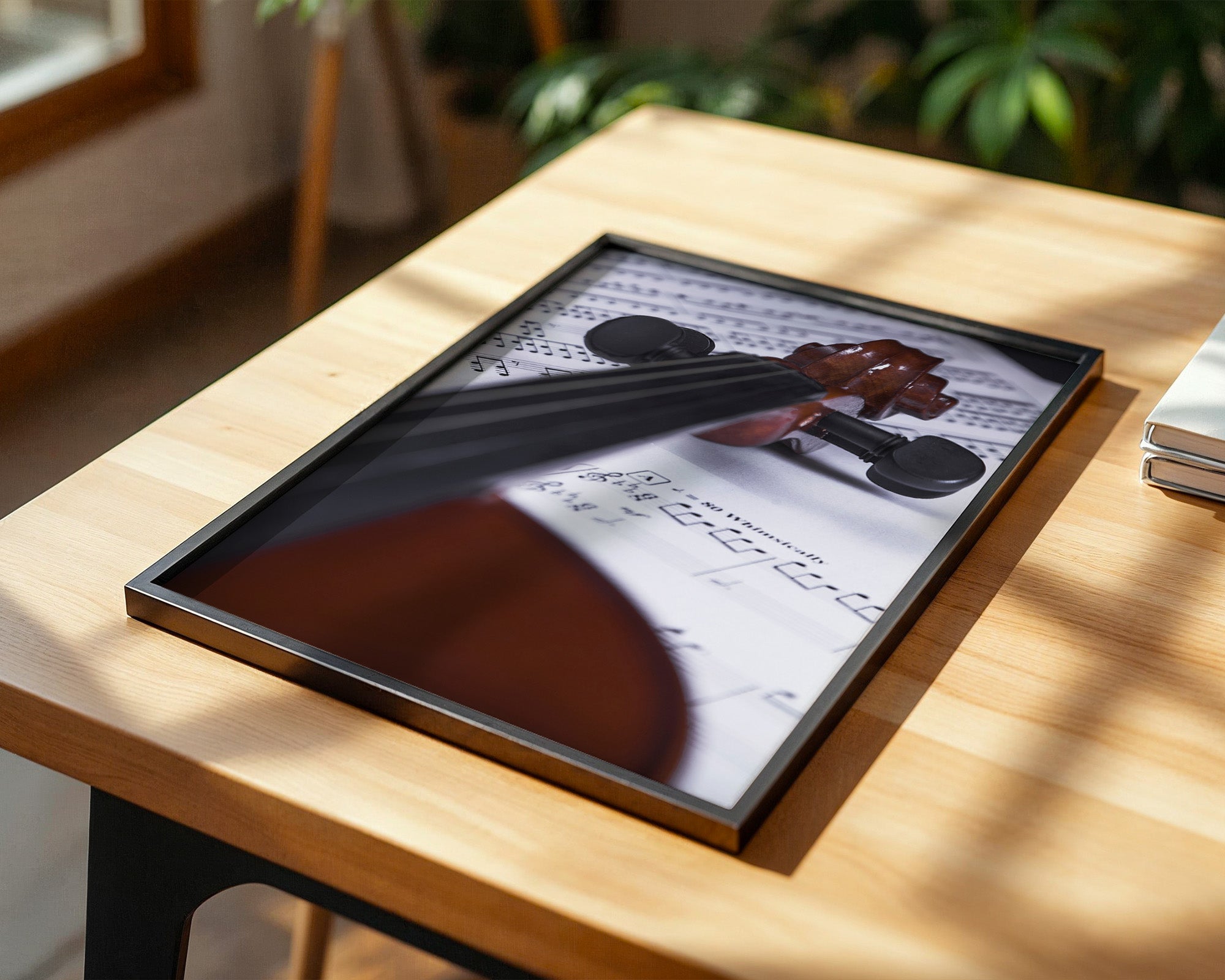 Geige Noten Unschärfe