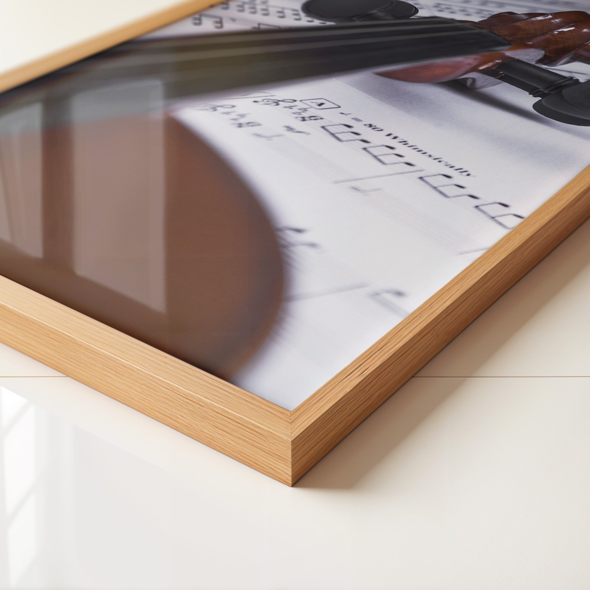 Geige Noten Unschärfe