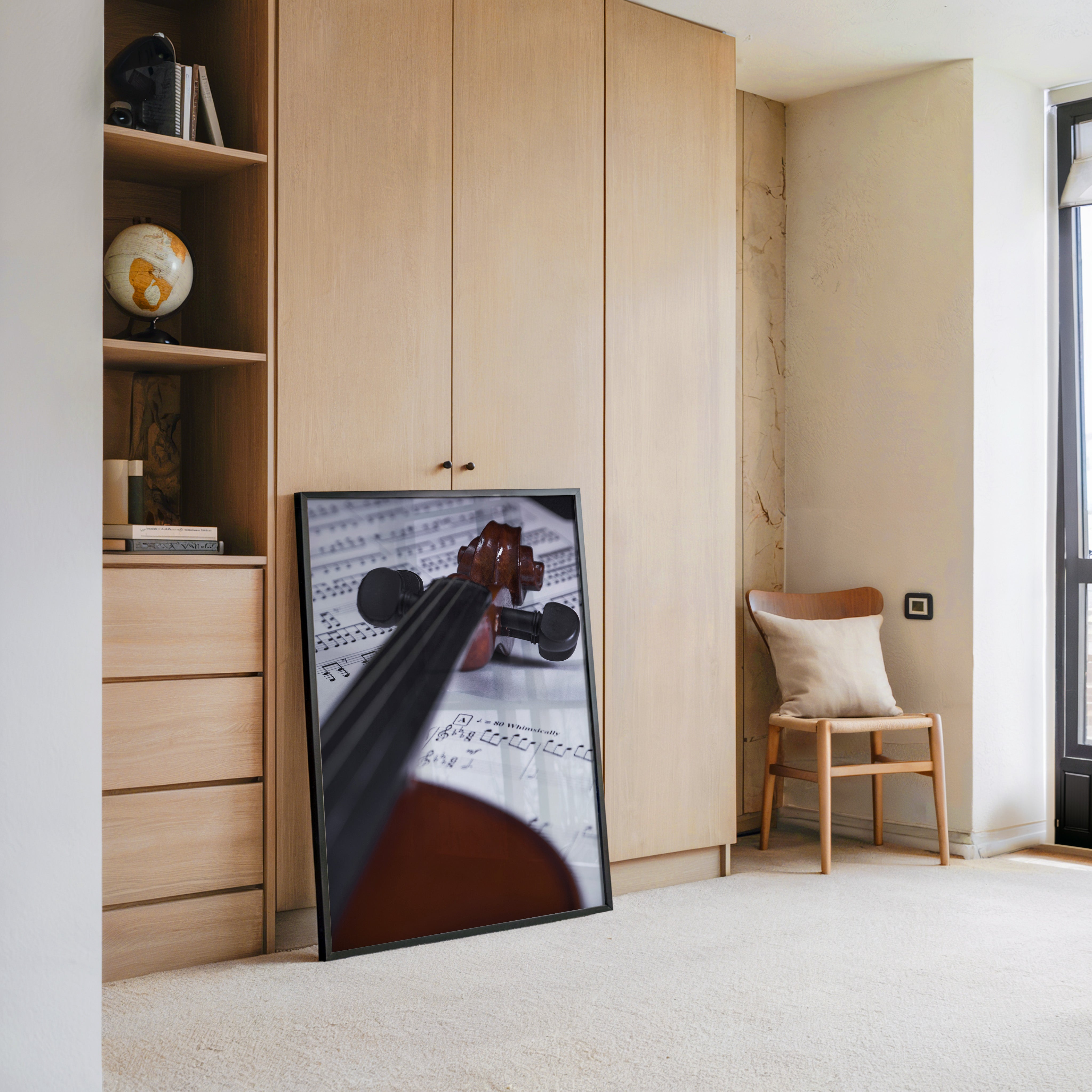 Geige Noten Unschärfe