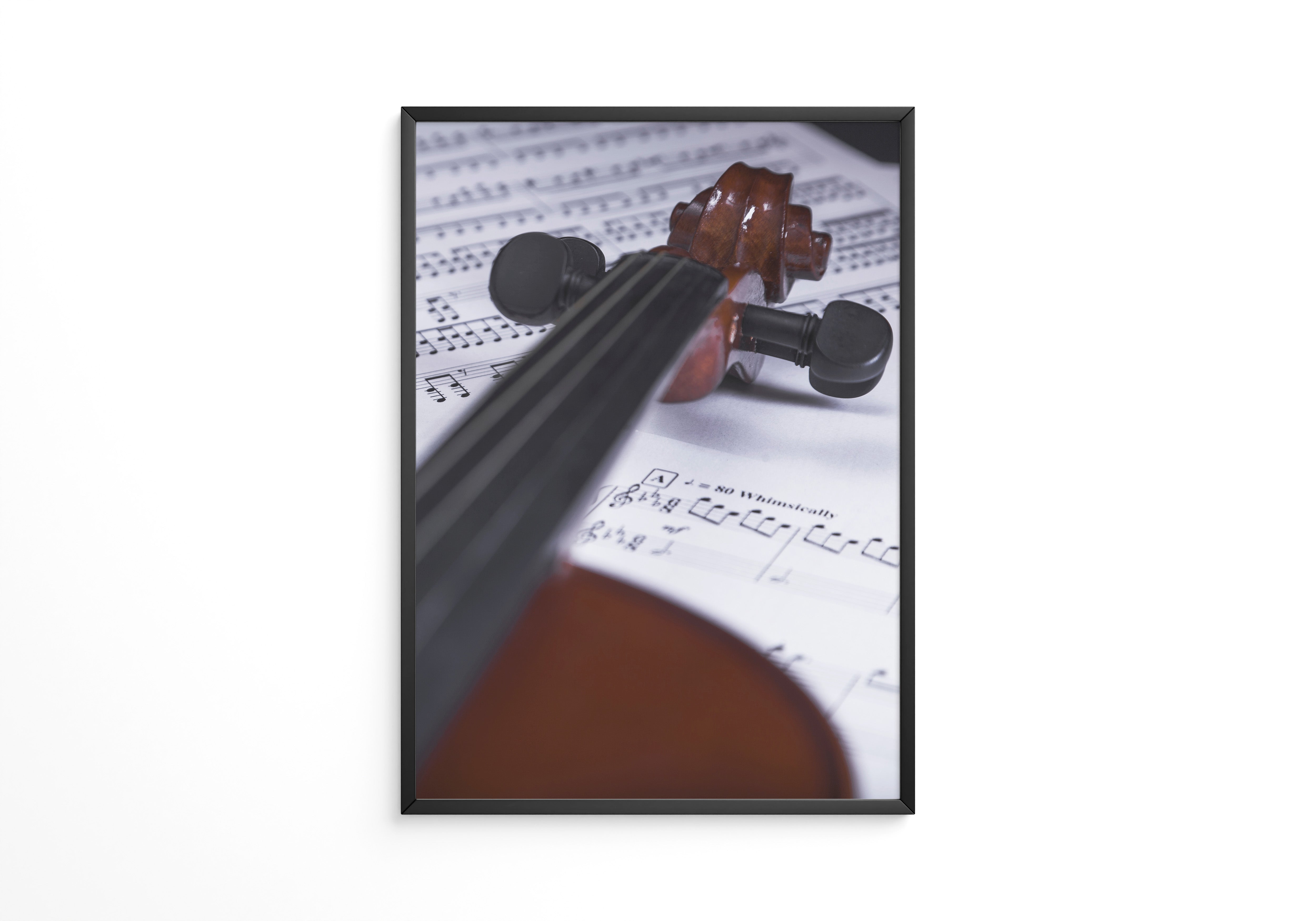 Geige Noten Unschärfe