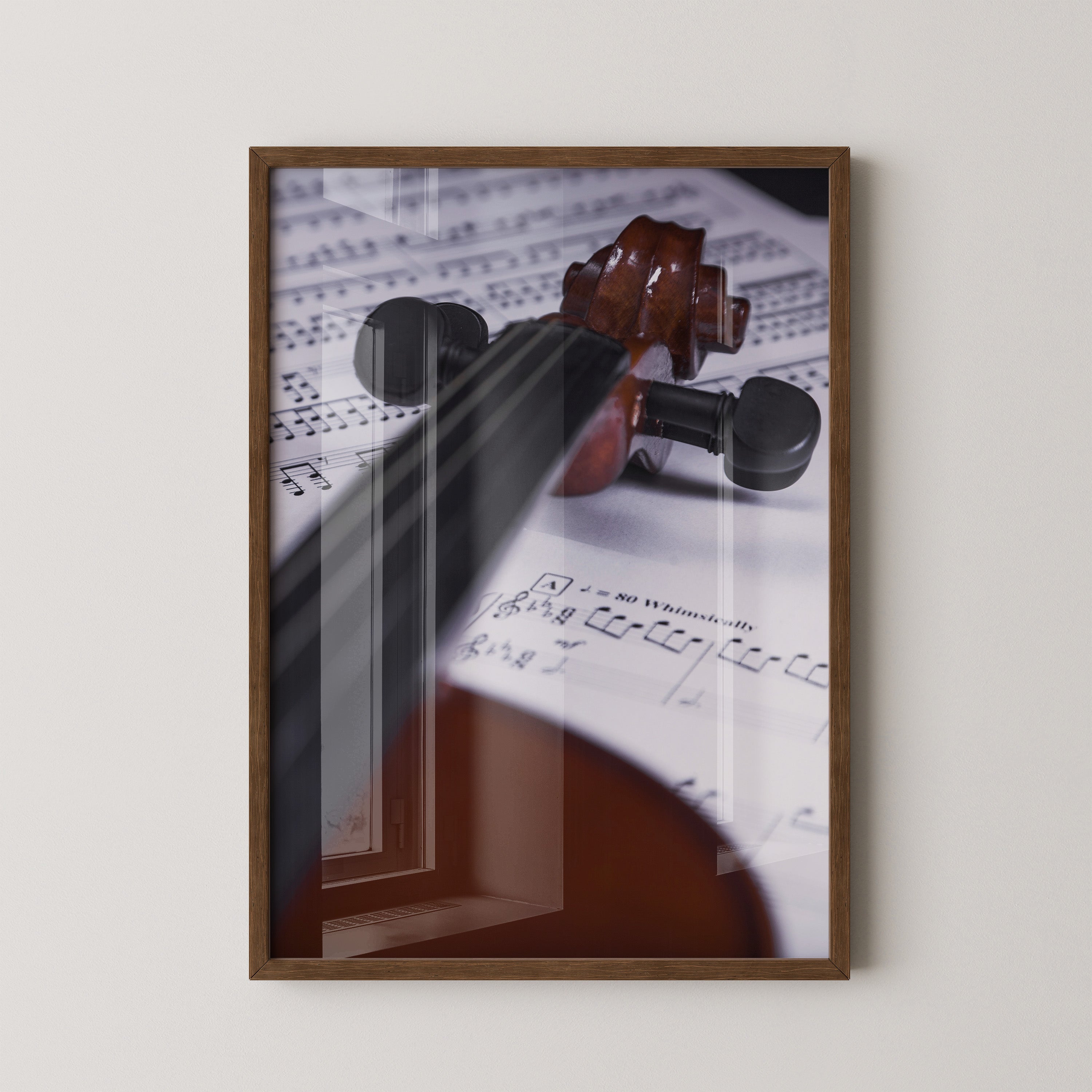 Geige Noten Unschärfe