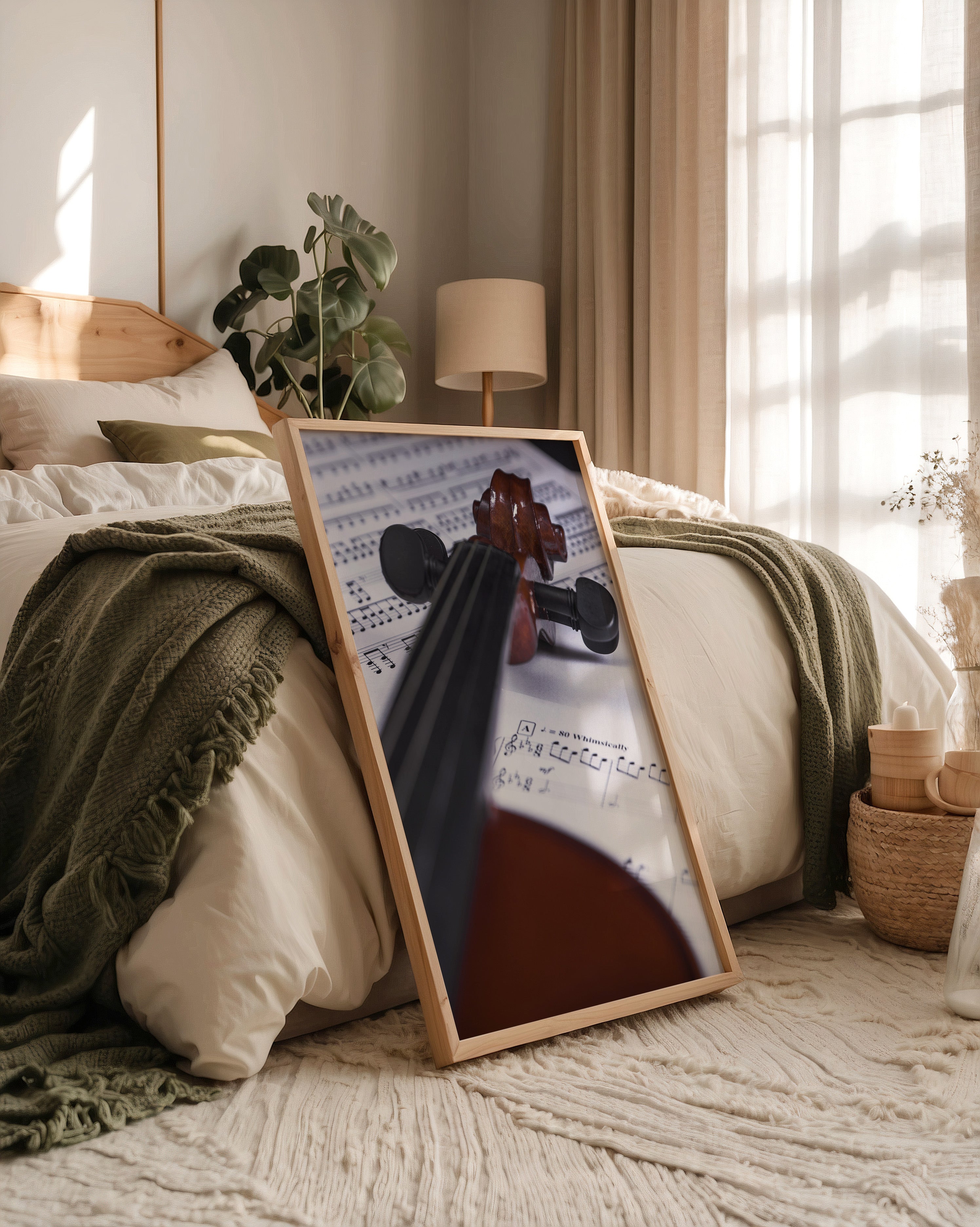 Geige Noten Unschärfe