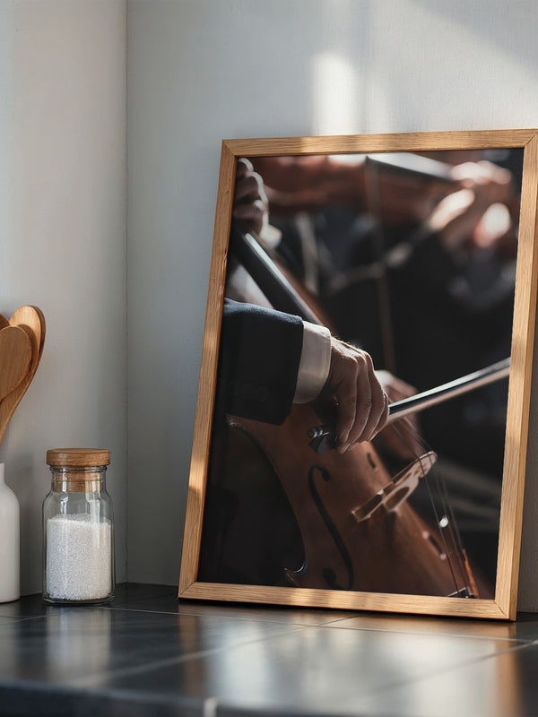 Cello Nahaufnahme sanftes Licht