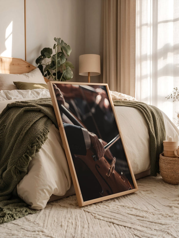 Cello Nahaufnahme sanftes Licht