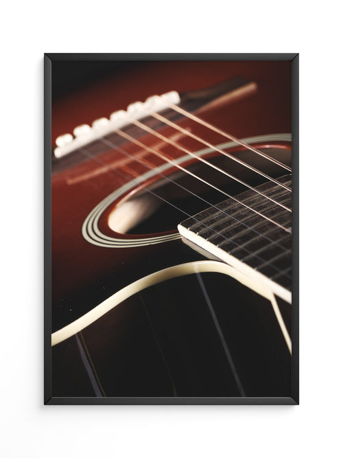 Gitarren Nahaufnahme Schattenlicht