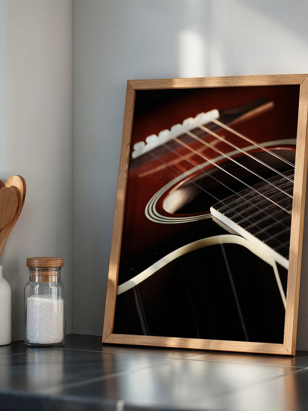 Gitarren Nahaufnahme Schattenlicht