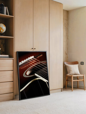 Gitarren Nahaufnahme Schattenlicht