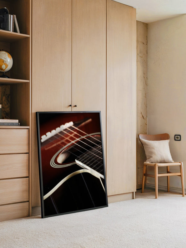 Gitarren Nahaufnahme Schattenlicht