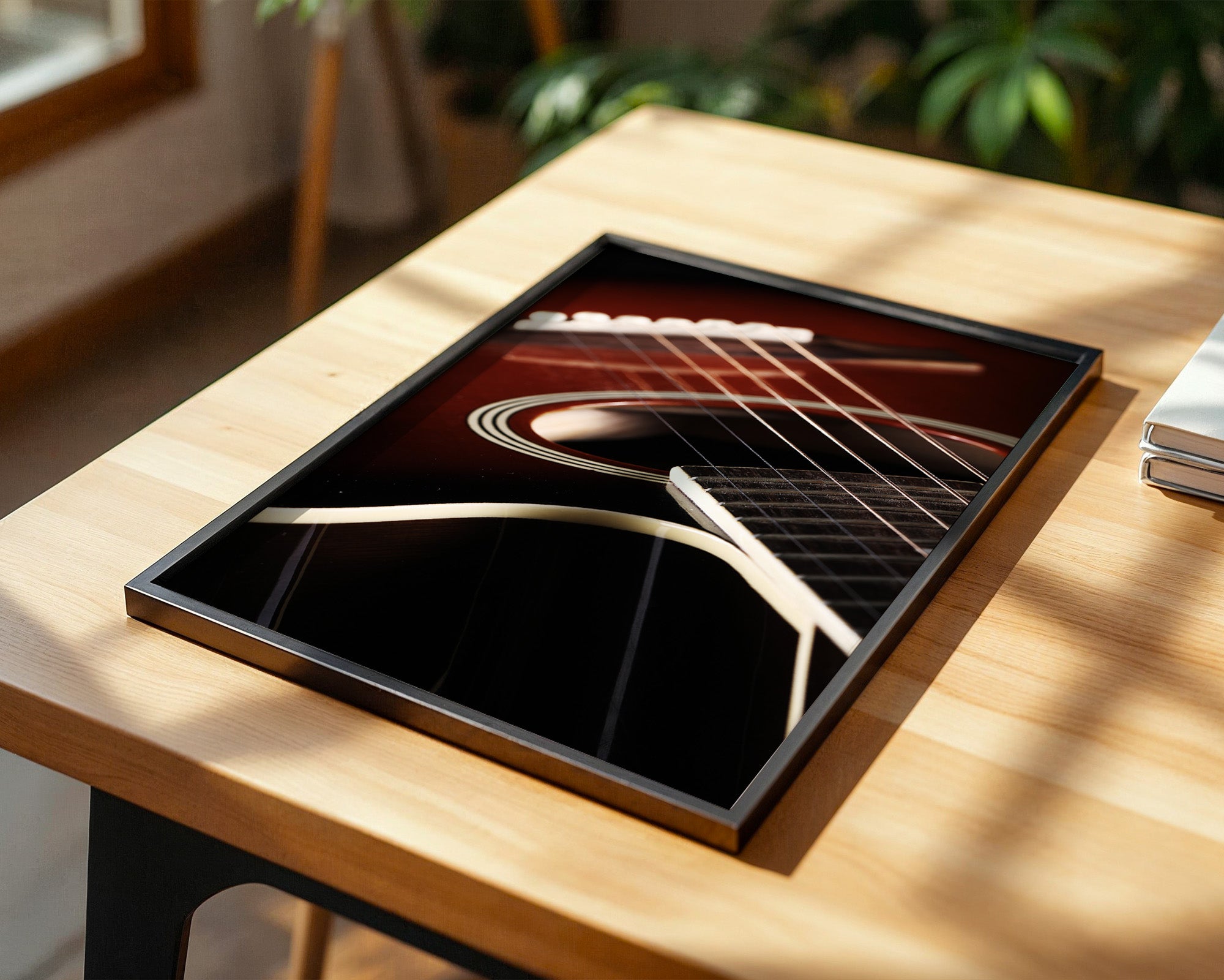 Gitarren Nahaufnahme Schattenlicht