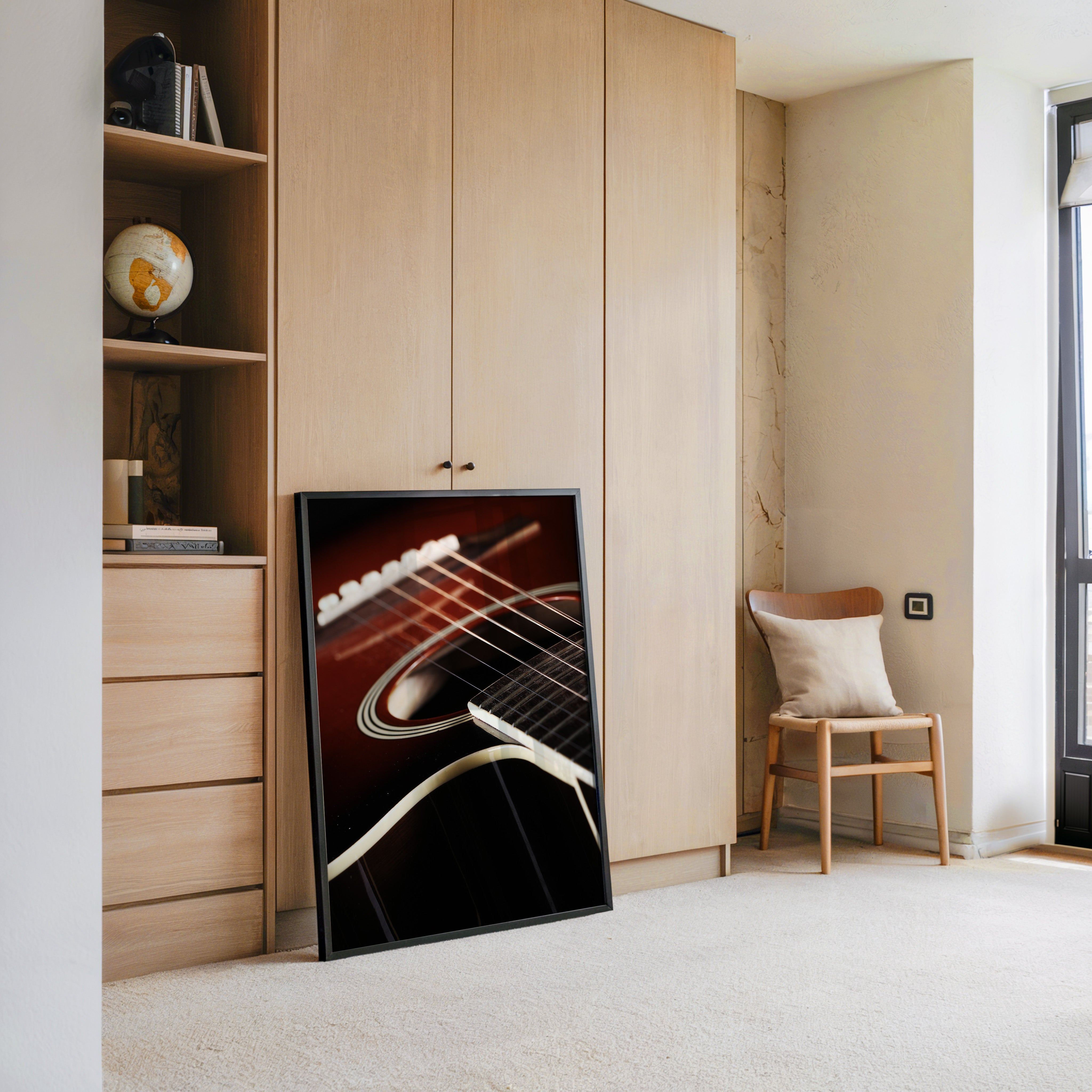 Gitarren Nahaufnahme Schattenlicht