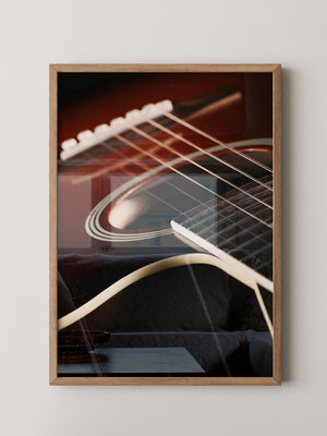 Gitarren Nahaufnahme Schattenlicht