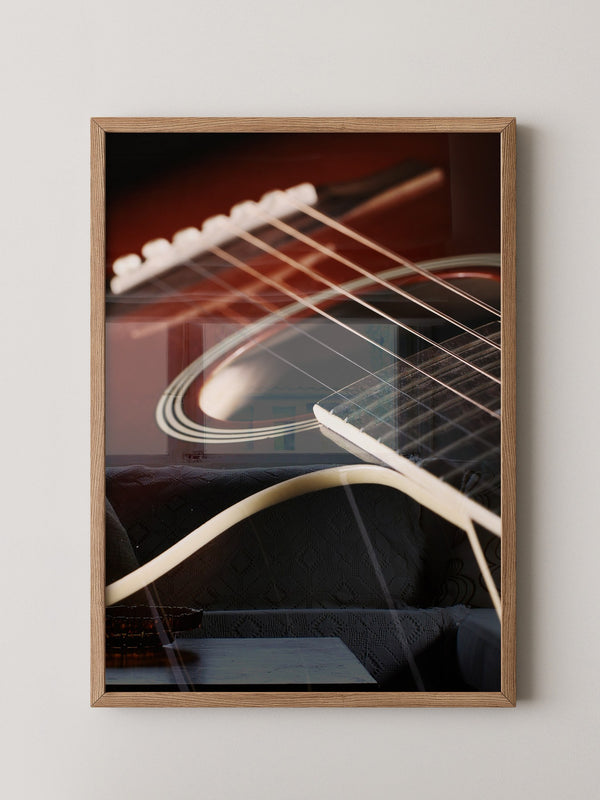 Gitarren Nahaufnahme Schattenlicht