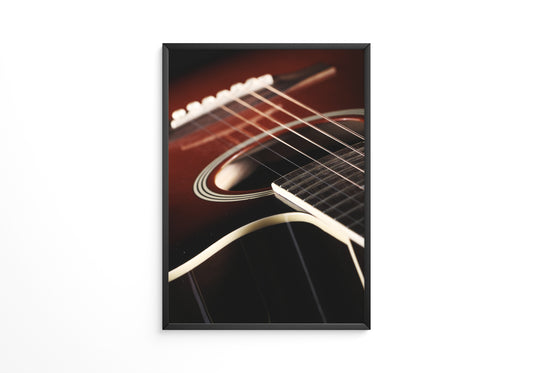 Gitarren Nahaufnahme Schattenlicht