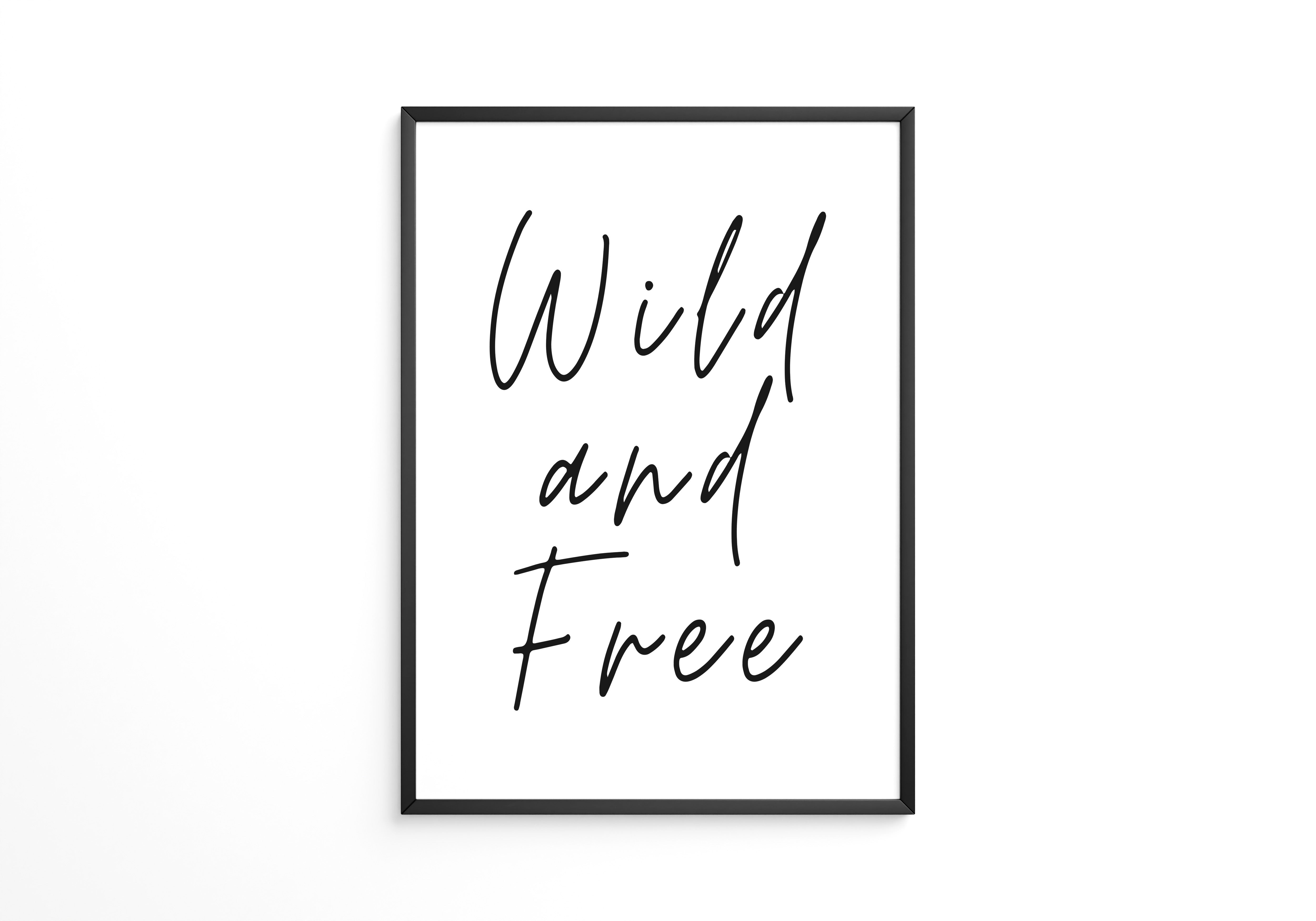 Wild Schriftzug elegant