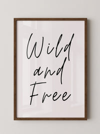 Wild Schriftzug elegant