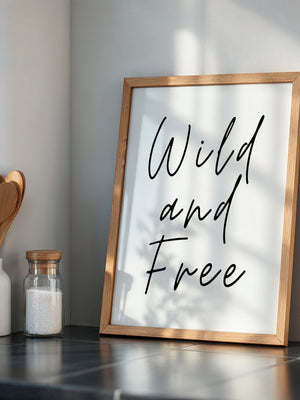 Wild Schriftzug elegant